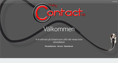 Desktop Screenshot of contact-visby.se